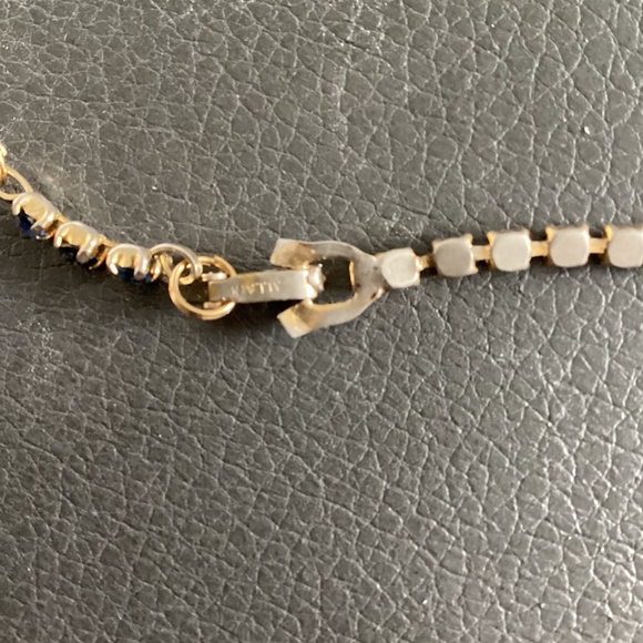 Blue Rhinestone Necklace - Picture 4 of 6